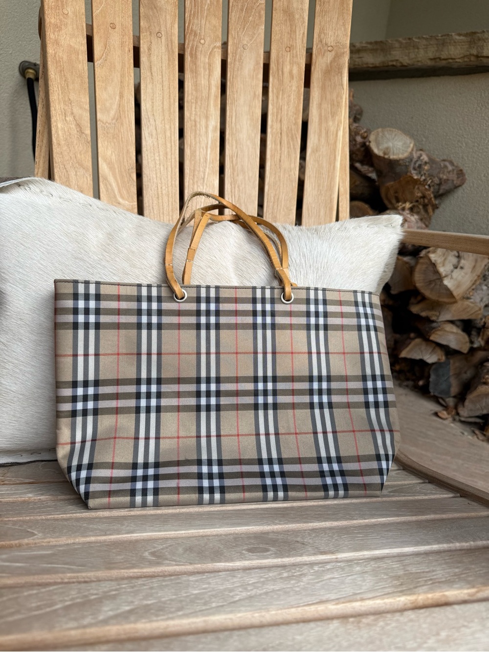 Burberry Nova Check Tote